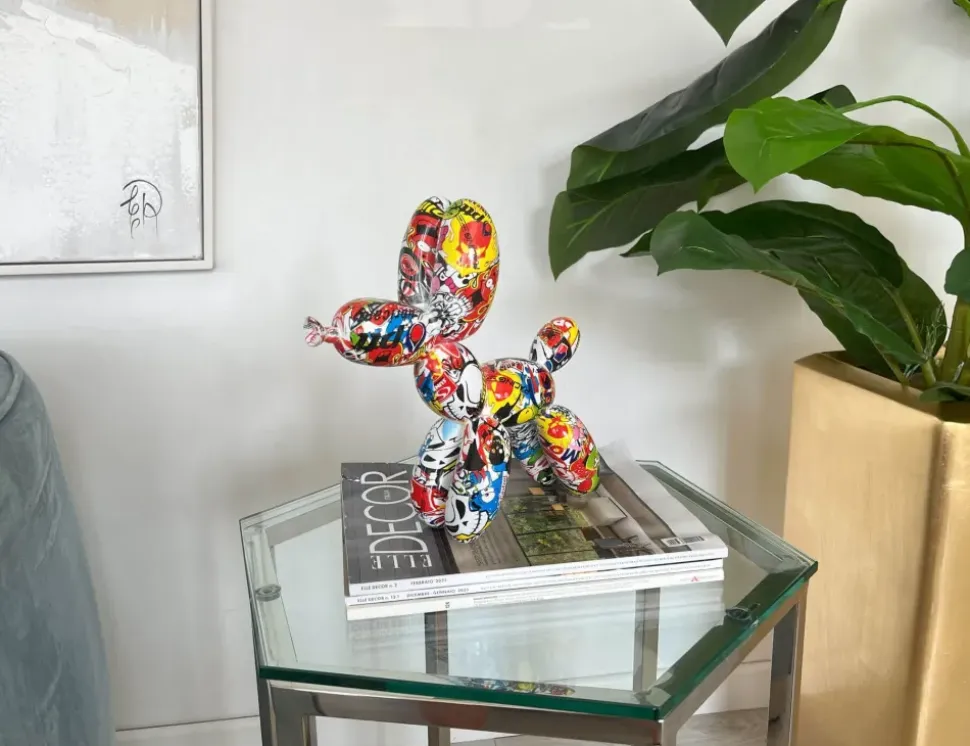 Balloon Dog 27cm Street Art Resin Indoor Sculpture