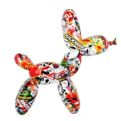 Balloon Dog 27cm Street Art Resin Indoor Sculpture