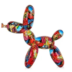 Balloon Dog 27cm Tattoo Art Resin Indoor Sculpture