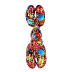 Balloon Dog 27cm Tattoo Art Resin Indoor Sculpture