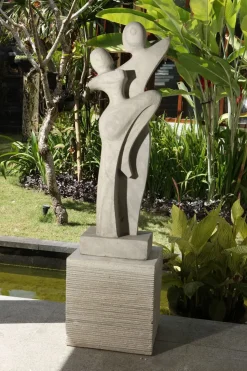Ballroom Grace Contemporary Stone Garden Sculpture