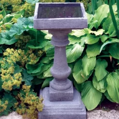 Baluster 68cm Stone Garden Bird Bath