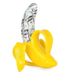 Banana Burst 35cm Yellow Resin Indoor Sculpture