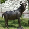 Billy Goat Bronze Metal Garden Statue