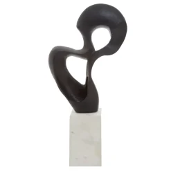 Black Mirage 52cm Metal Indoor Sculpture