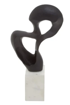 Black Mirage 52cm Metal Indoor Sculpture
