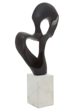 Black Mirage 52cm Metal Indoor Sculpture