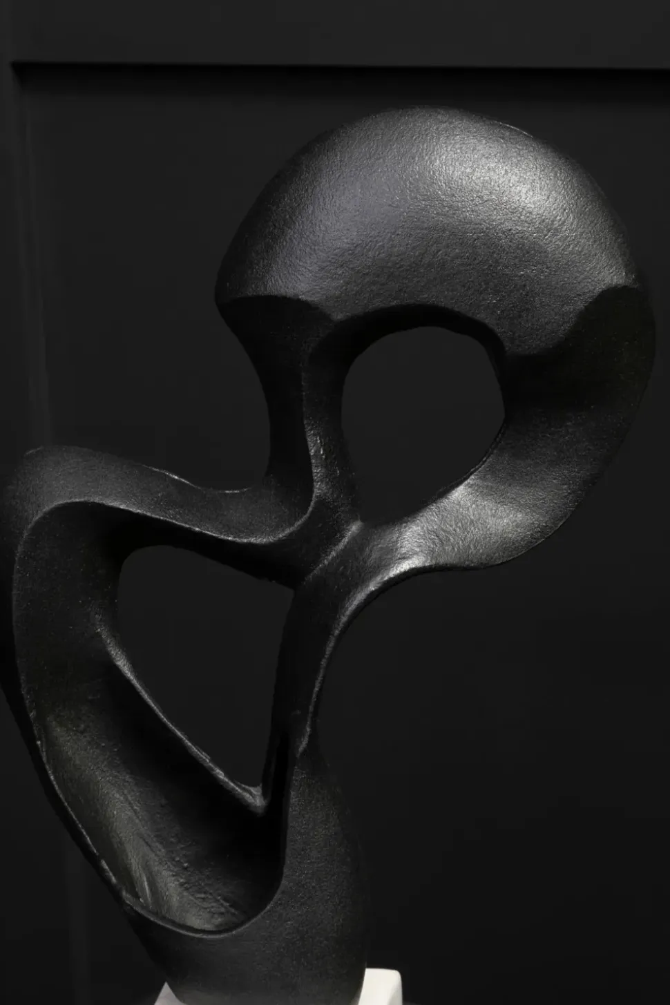 Black Mirage 52cm Metal Indoor Sculpture