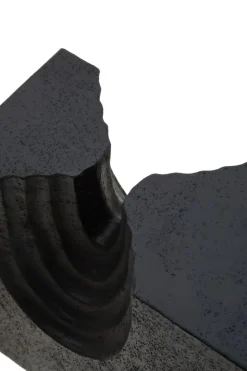 Block Symphony 18cm Black Resin Indoor Sculptures