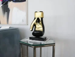 Boxing Hero 37cm Black Resin Indoor Sculpture
