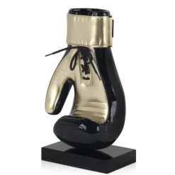 Boxing Hero 37cm Black Resin Indoor Sculpture