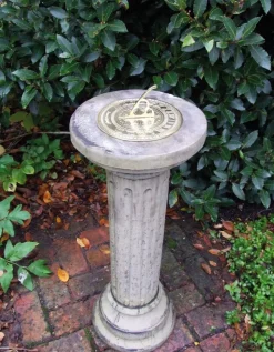 Brighton Brass Stone Garden Sundial