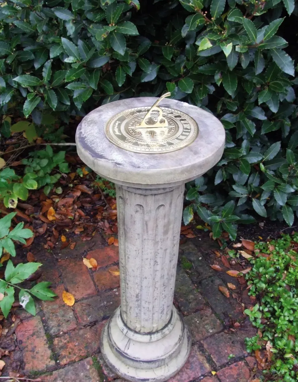 Brighton Brass Stone Garden Sundial