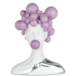 Bubble Bliss 47cm Lilac Resin Indoor Sculpture
