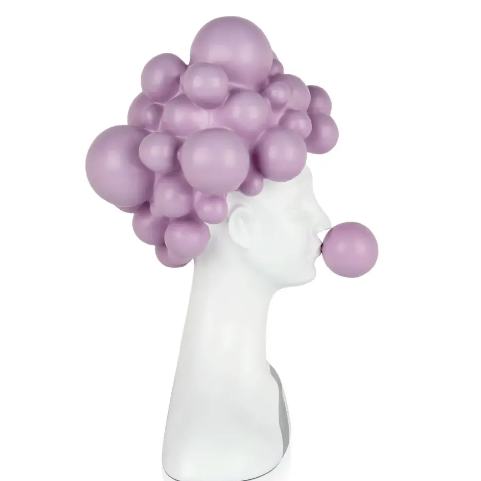 Bubble Bliss 47cm Lilac Resin Indoor Sculpture