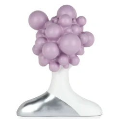 Bubble Bliss 47cm Lilac Resin Indoor Sculpture