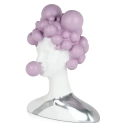Bubble Bliss 47cm Lilac Resin Indoor Sculpture