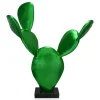 Cactus Bloom 61cm Green Resin Indoor Sculpture