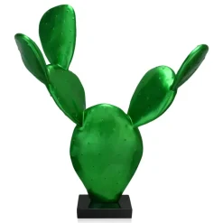 Cactus Bloom 61cm Green Resin Indoor Sculpture