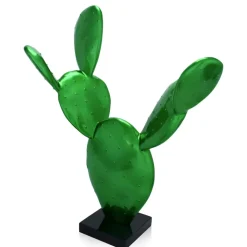 Cactus Bloom 61cm Green Resin Indoor Sculpture