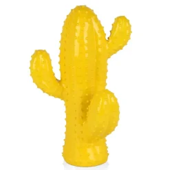 Cactus Essence 54cm Yellow Resin Indoor Sculpture
