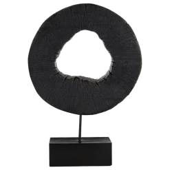 Carbon Halo 53cm Black Wood Indoor Sculpture