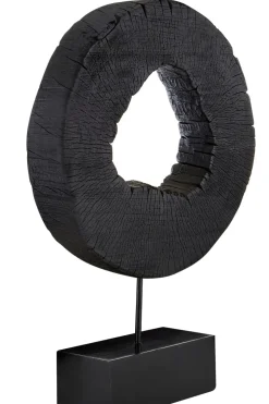 Carbon Halo 53cm Black Wood Indoor Sculpture