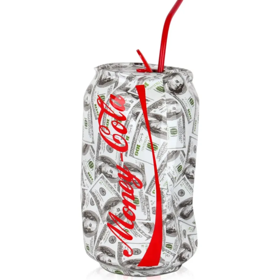 Cash Can 39cm Pop Art Resin Indoor Sculpture