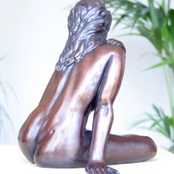 Caterina II Figurine Bronze Indoor Sculpture