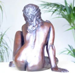 Caterina II Figurine Bronze Indoor Sculpture