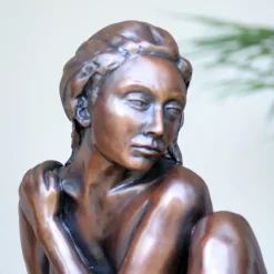 Caterina II Figurine Bronze Indoor Sculpture