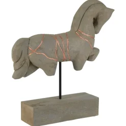 Celestial Horse 40cm Wood Indoor Sculpture