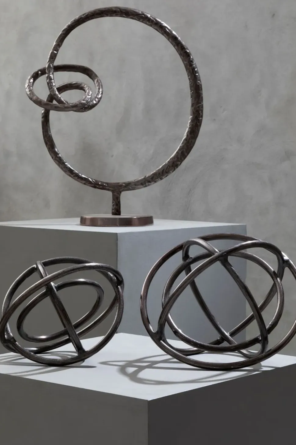Celestium Orbs 40cm Metal Indoor Sculptures