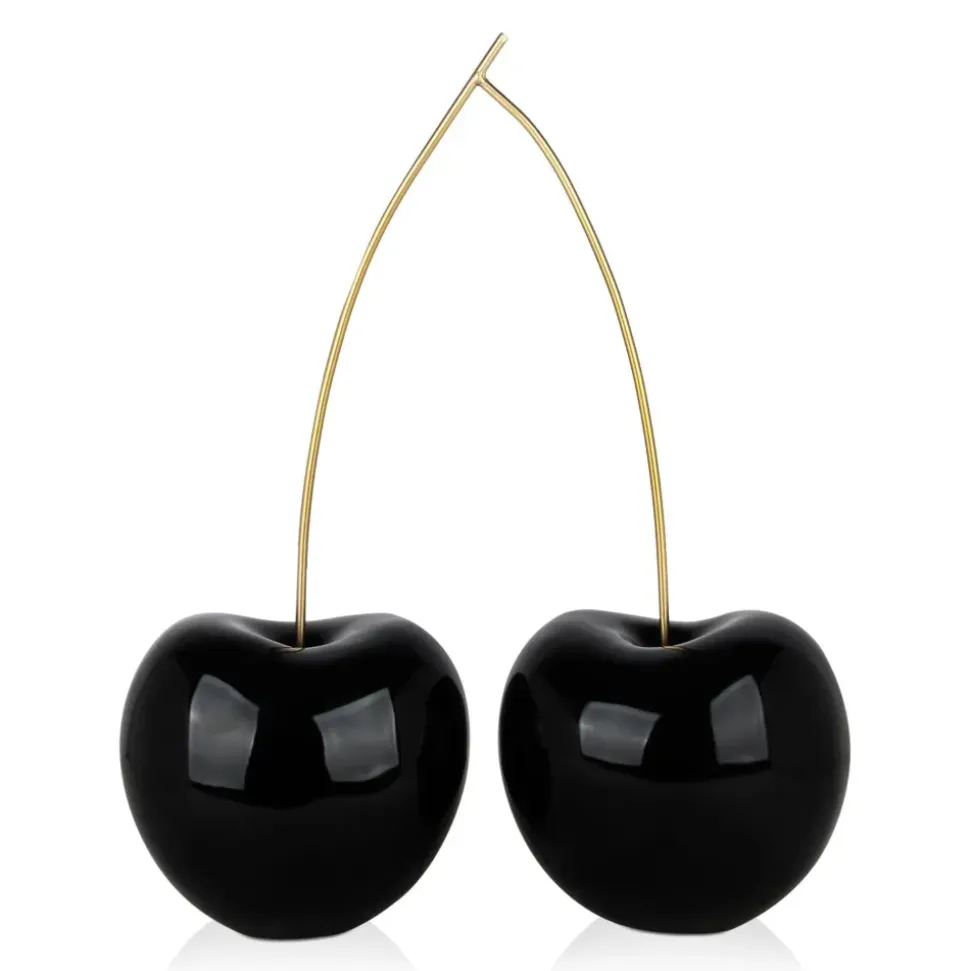 Cherry Fusion 55cm Black Resin Indoor Sculpture