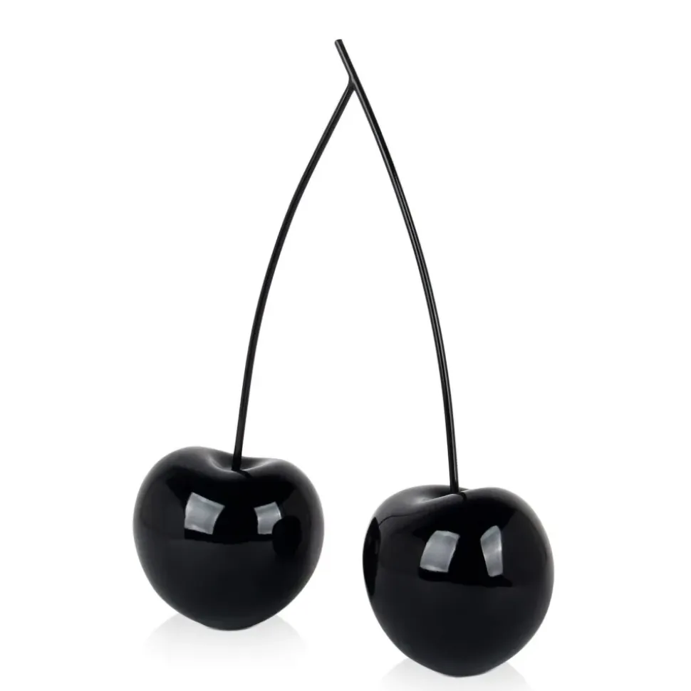 Cherry Fusion 43cm Black Resin Indoor Sculpture