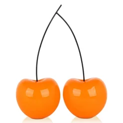 Cherry Fusion 55cm Orange Resin Indoor Sculpture