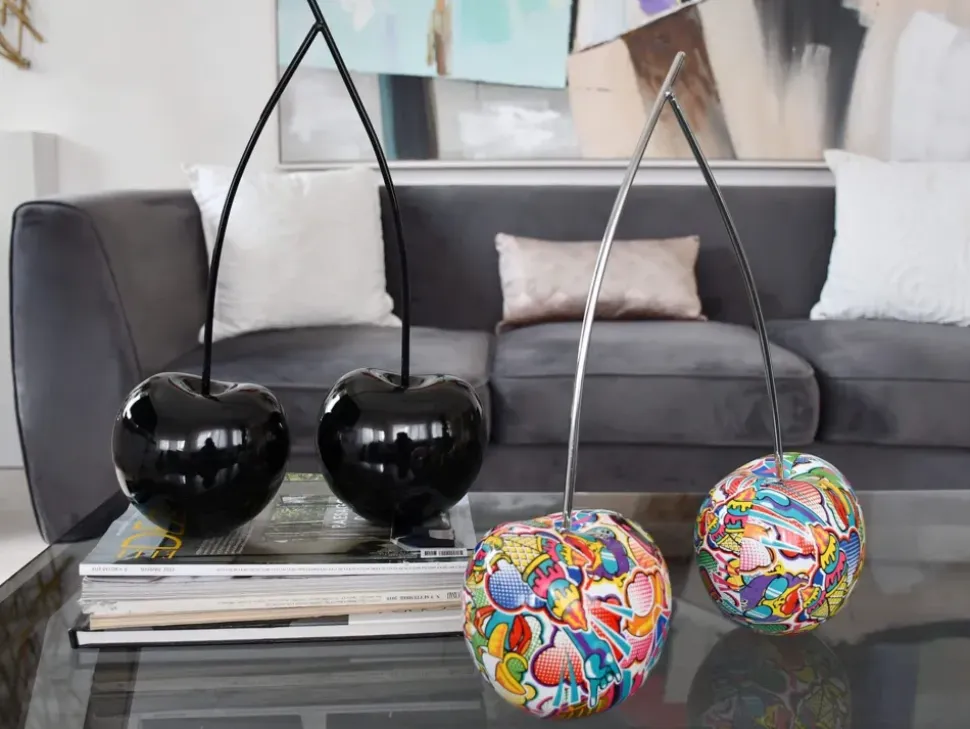 Cherry Fusion 43cm Street Art Resin Indoor Sculpture