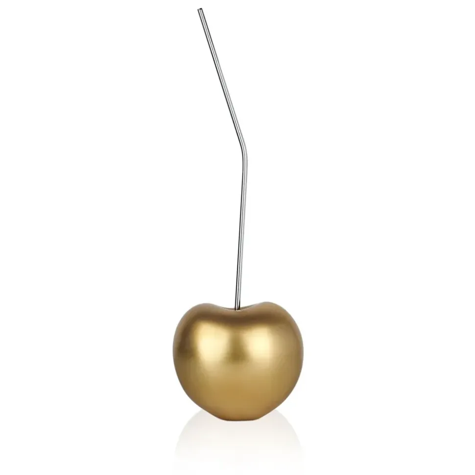 Cherry Pop 44cm Gold Resin Indoor Sculpture