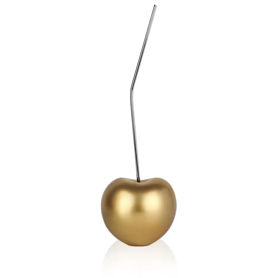 Cherry Pop 44cm Gold Resin Indoor Sculpture