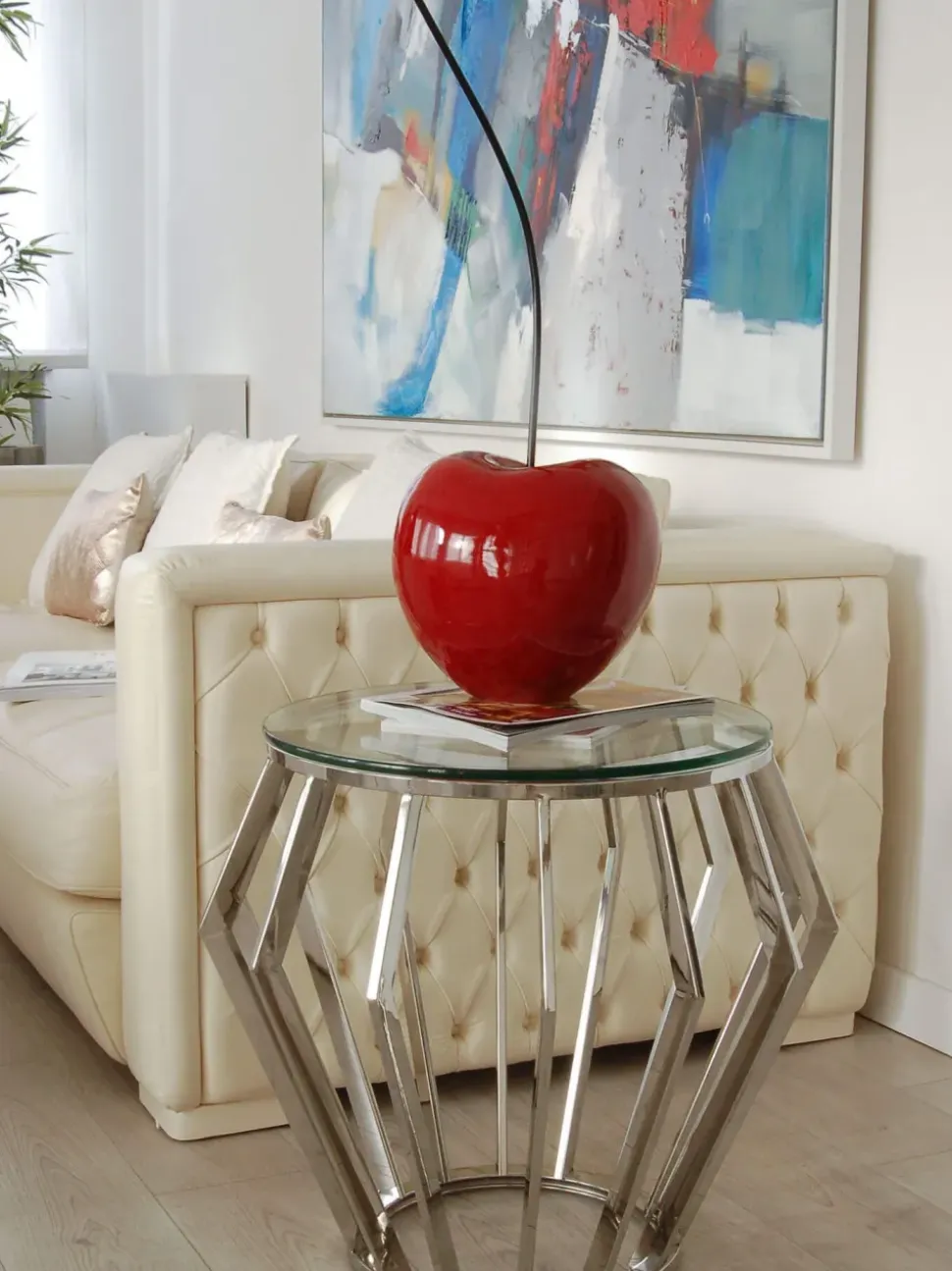 Cherry Pop 66cm Red Resin Indoor Sculpture