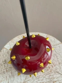 Cherry Pop 44cm Red Stud Resin Indoor Sculpture