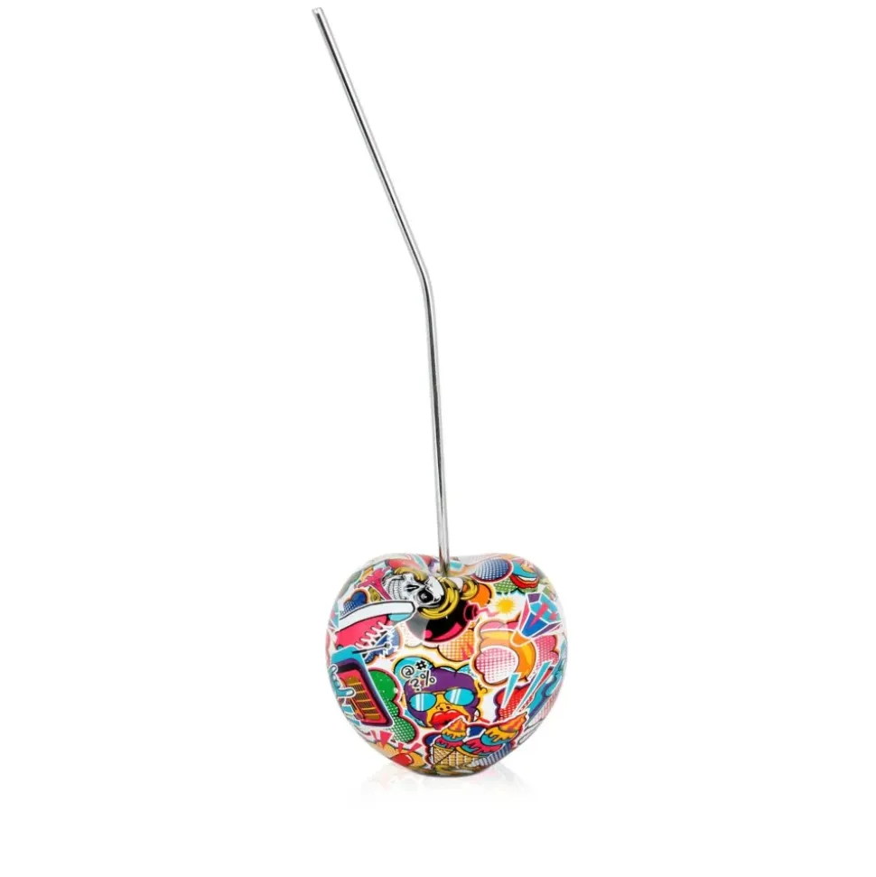 Cherry Pop 44cm Street Art Resin Indoor Sculpture