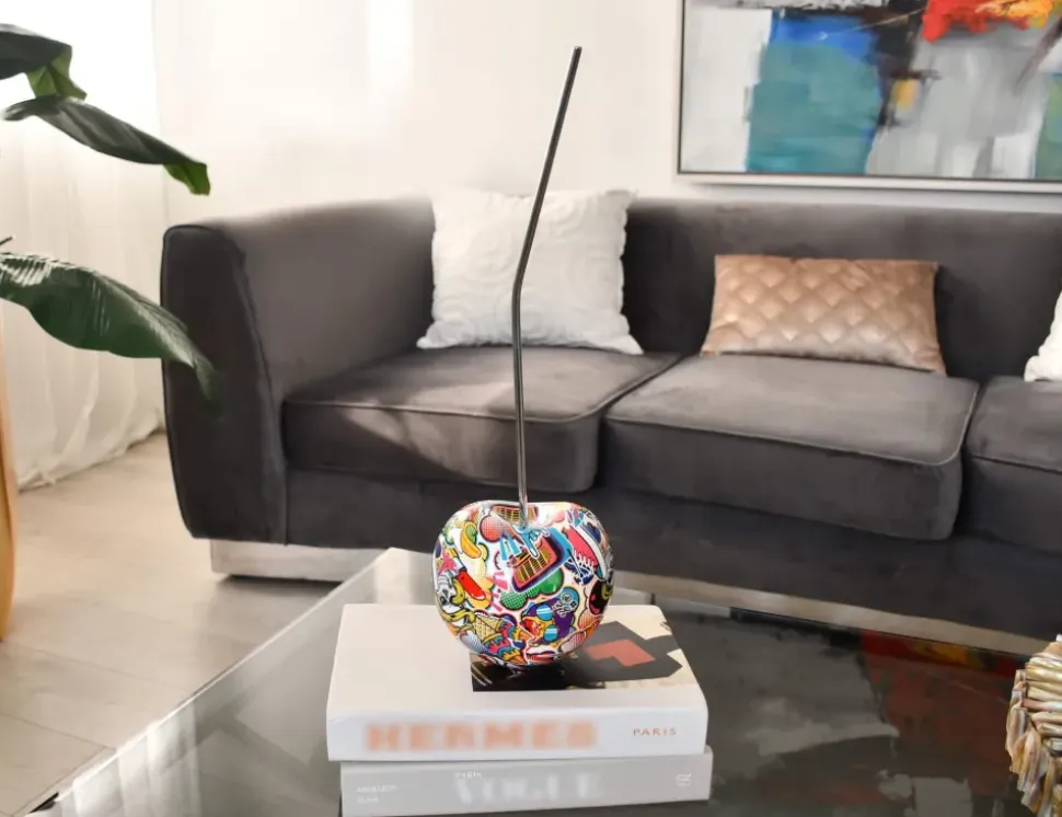 Cherry Pop 44cm Street Art Resin Indoor Sculpture