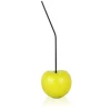Cherry Pop 44cm Yellow Resin Indoor Sculpture