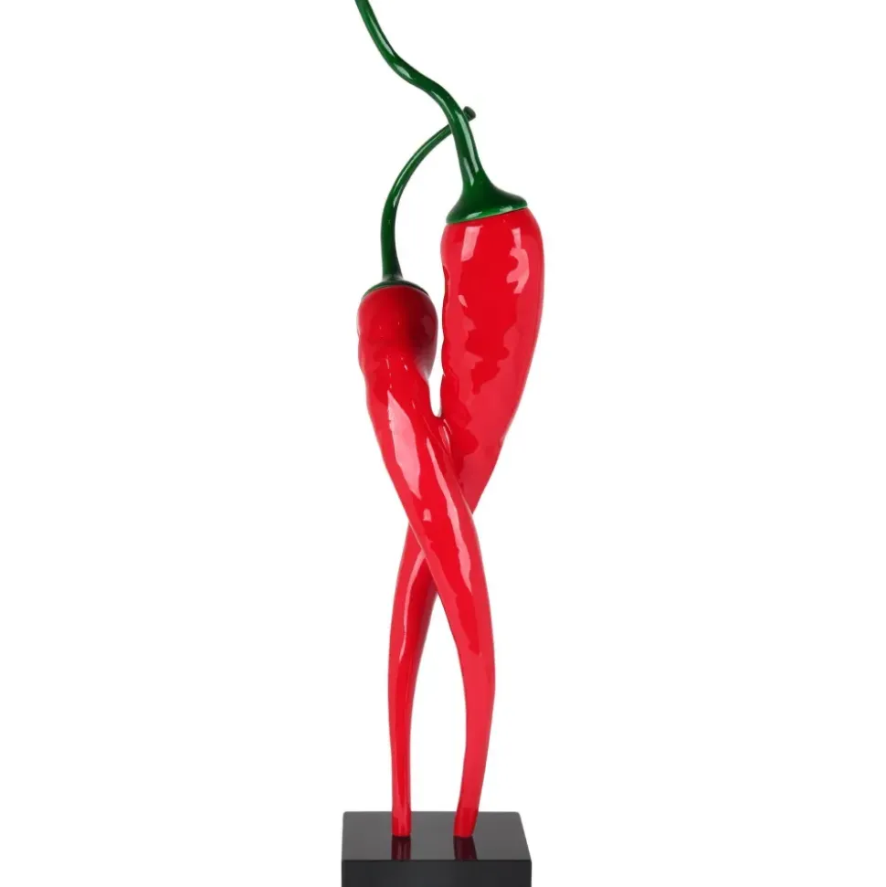 Chilli Fusion 88cm Red Resin Indoor Sculpture