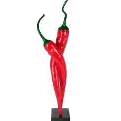 Chilli Fusion 88cm Red Resin Indoor Sculpture