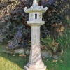 Classic Candle Japanese Pagoda Lantern Stone Garden Ornament