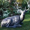 Classic Stag 84cm Bronze Metal Garden Statue