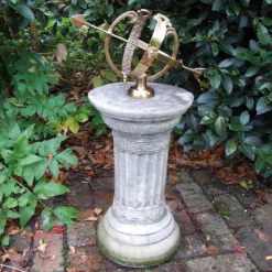 Classical Armillary Stone Garden Sundial