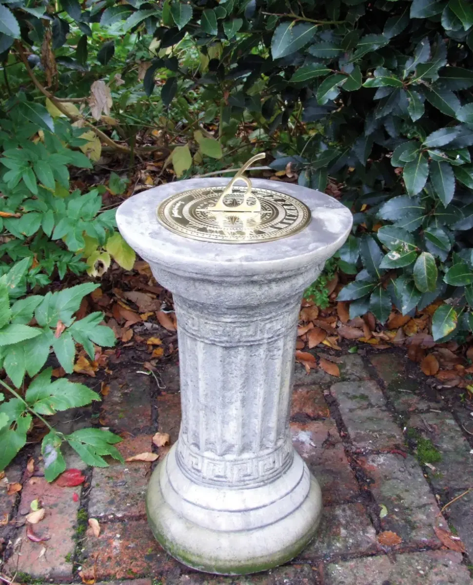 Classical Brass Stone Garden Sundial